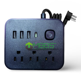 MBBS surge protector with a 5-foot cord offers flexible placement for home use.