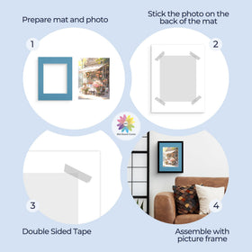 Acid-free mat board designed to preserve prints