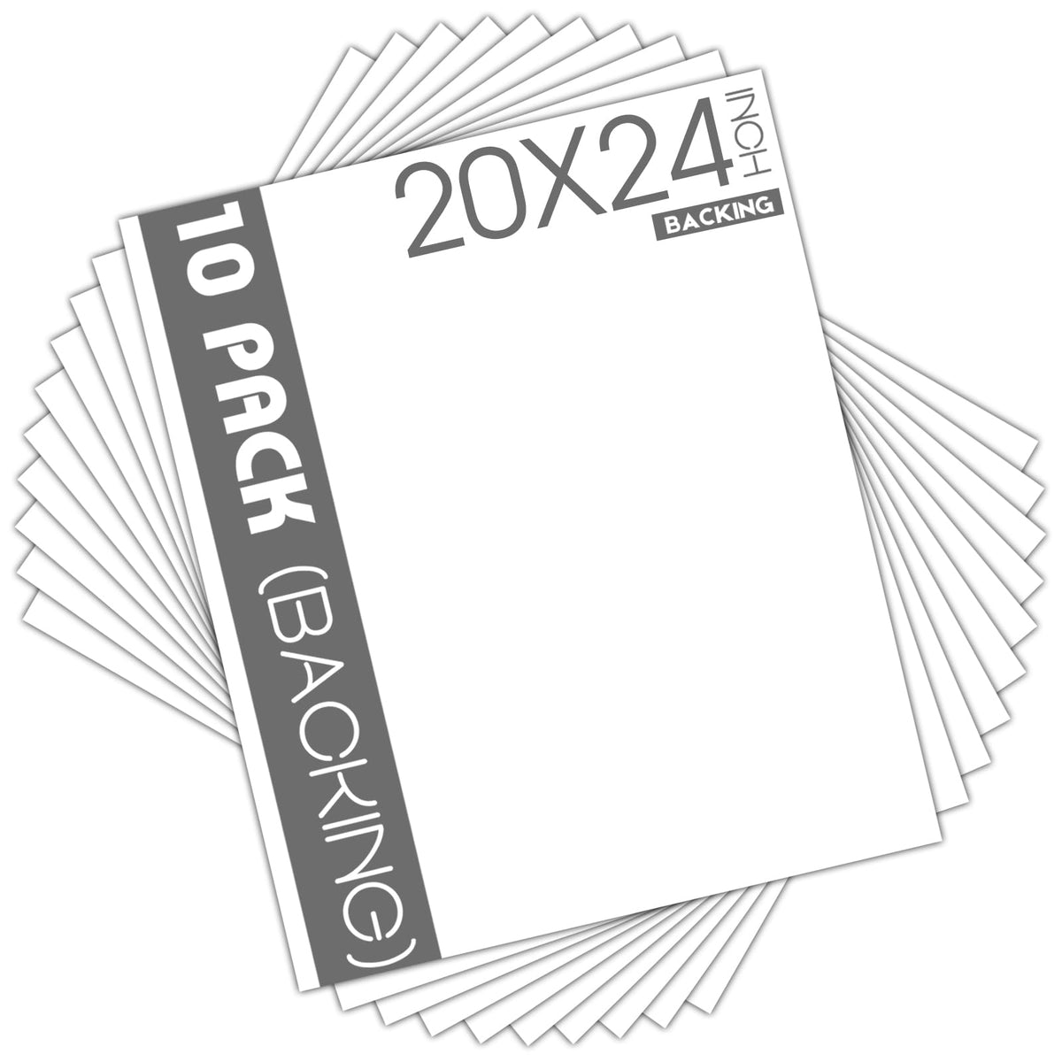 MBC MAT BOARD CENTER front pack of ten 20x24 boards showing neat supply and convenience