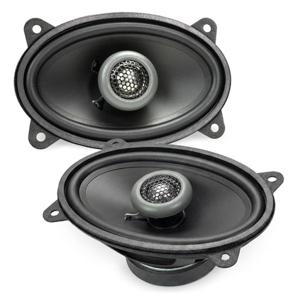 MB Quart Formula 2-Way 4x6 front view shows balanced midrange and highs.