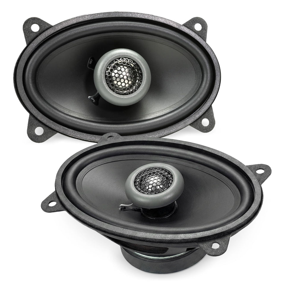 MB Quart Formula 2-Way 4x6 front view shows balanced midrange and highs.