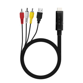 Mcbazel front connector view showing full cable and neat setup benefit