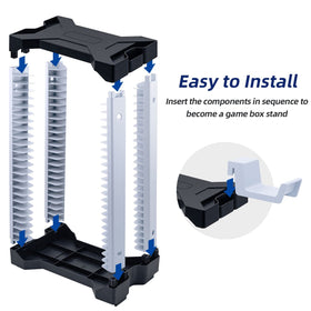Mcbazel video game storage stand accessory hooks keep controllers and headsets within reach