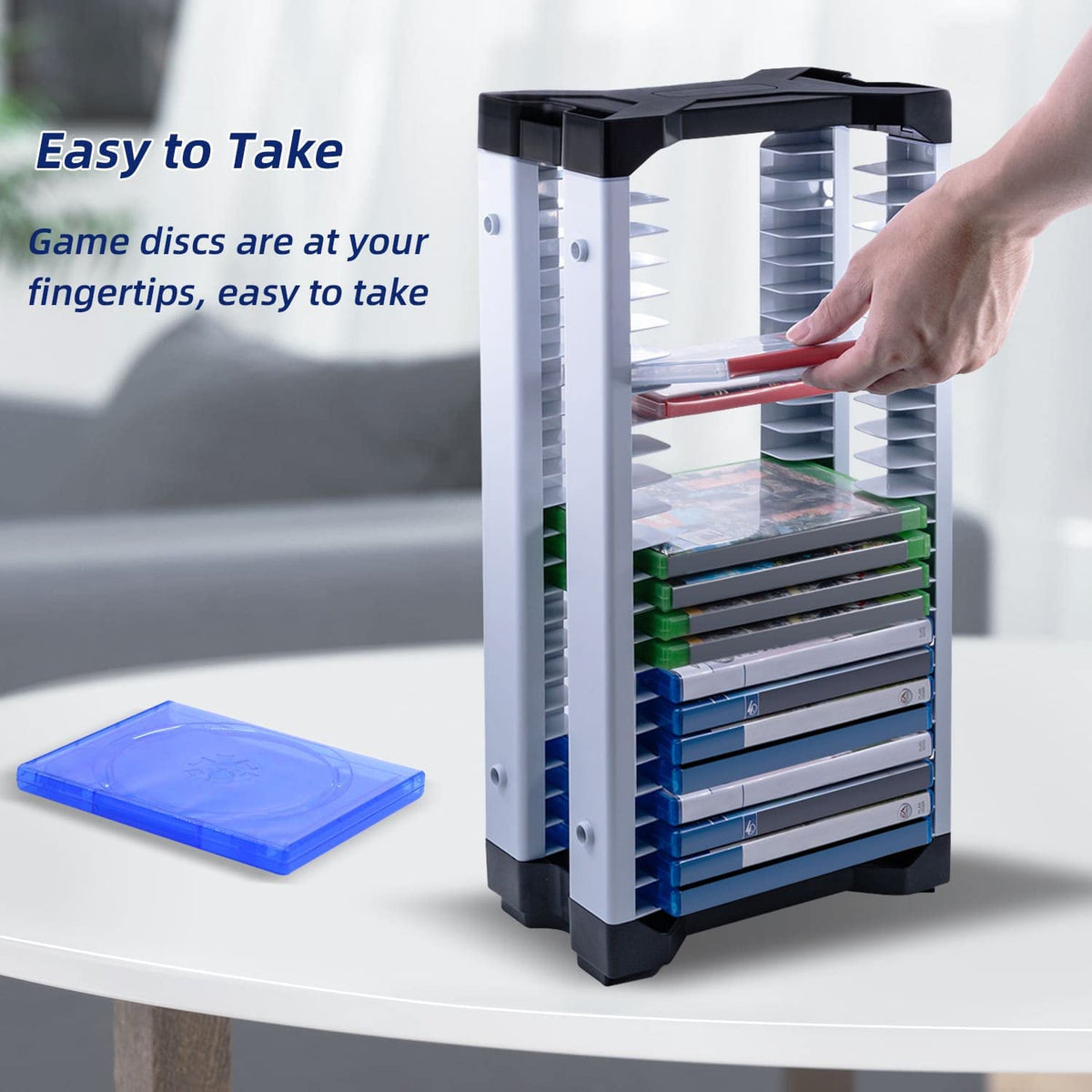 Mcbazel video game storage stand durable materials ensure long-lasting organization