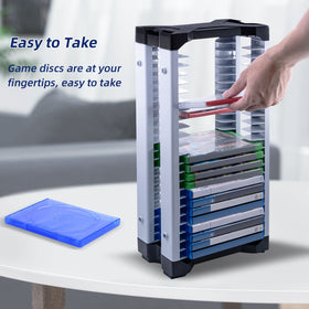 Mcbazel video game storage stand durable materials ensure long-lasting organization