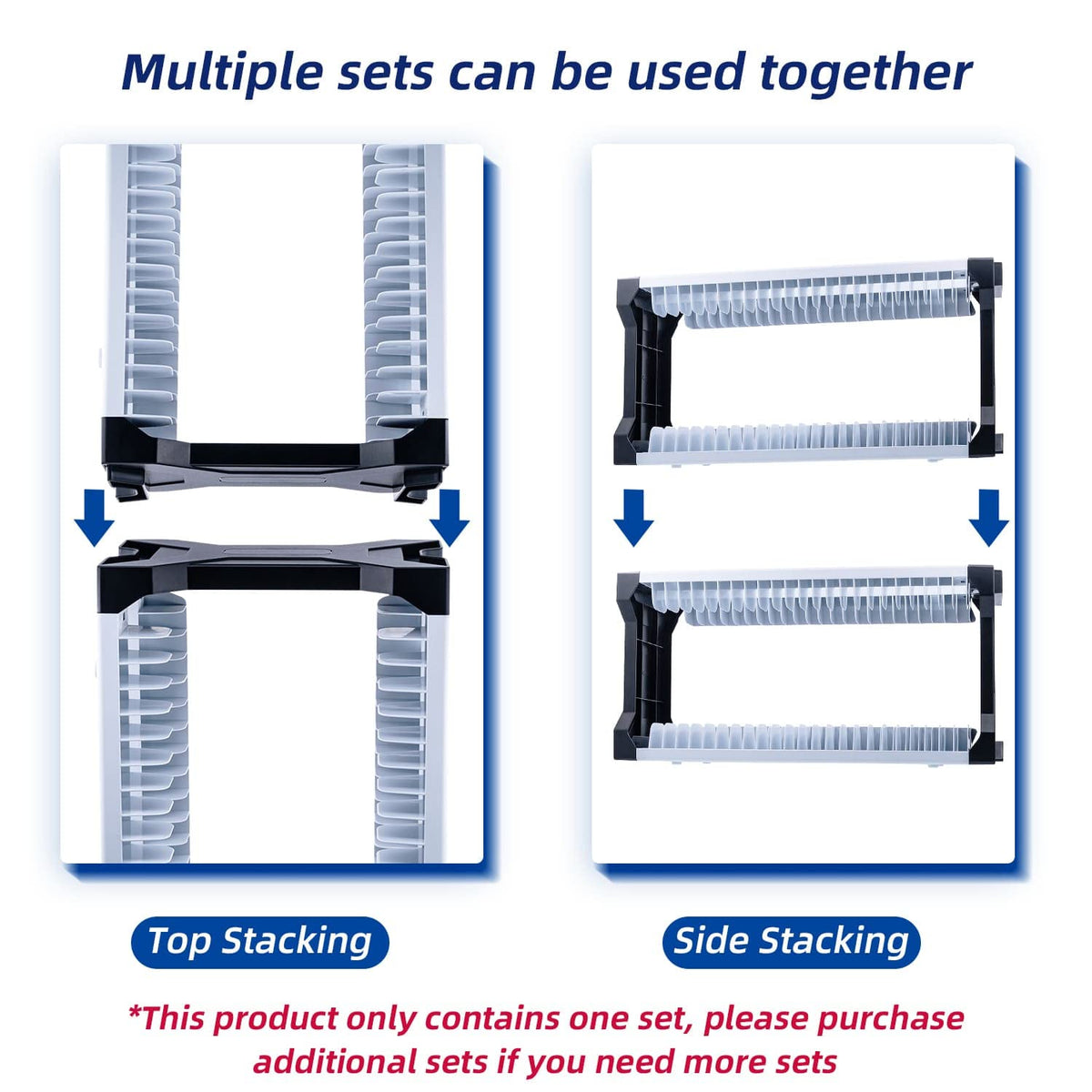 Mcbazel video game storage stand easy-assembly design makes setup quick