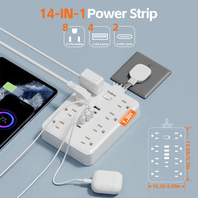 MCSCN USB-C fast charging ports provide quick power to devices