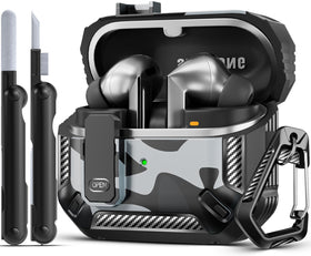 MCTOPZO Lock Fit Buds3 FE case with secure clip for reliable protection.