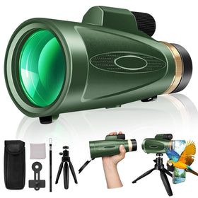 MD.LIFE monocular front view showing body and eyecup for comfortable handling