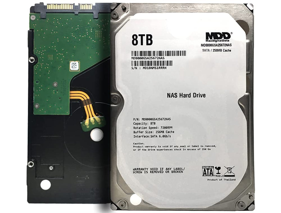MDD MAXDIGITALDATA MD8000GSA25672NAS 8TB NAS HDD for high-capacity storage