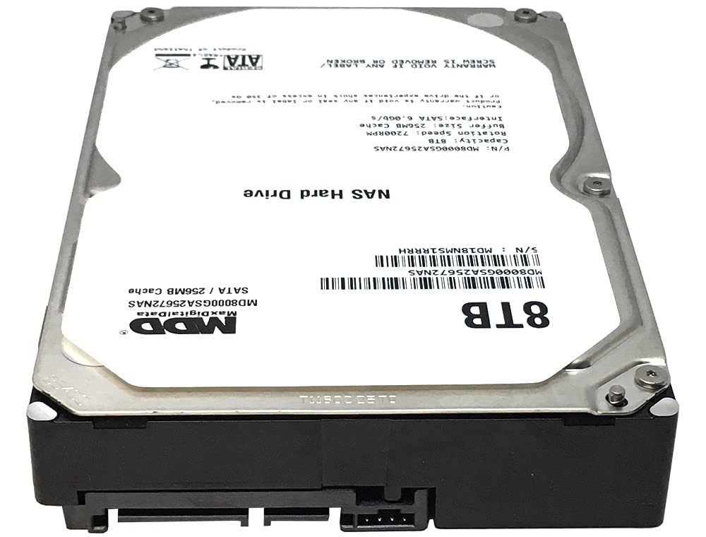 MDD MAXDIGITALDATA MD8000GSA25672NAS 6Gbps SATA for reliable data transfer
