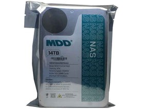 MDD 14TB NAS HDD in bay demonstrates easy deployment in network storage.