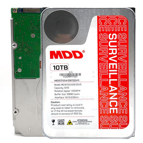 MDD MAXDIGITALDATA 10TB SATA 7200RPM front view for surveillance storage