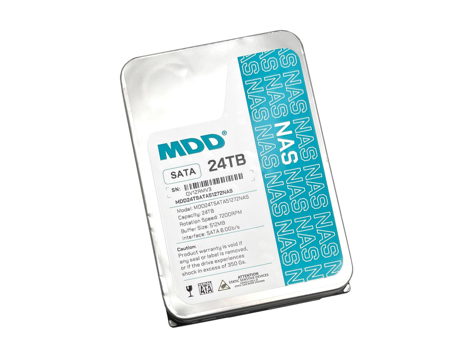 MDD MAXDIGITALDATA MDD24TS51272NAS top view for NAS storage and fast access.
