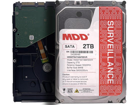 MDD MAXDIGITALDATA 2TB HDD for reliable surveillance storage and NAS.