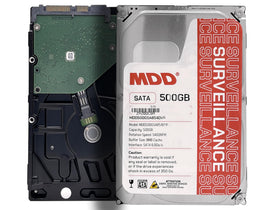 MDD MAXDIGITALDATA front label showing capacity and benefit of surveillance reliability