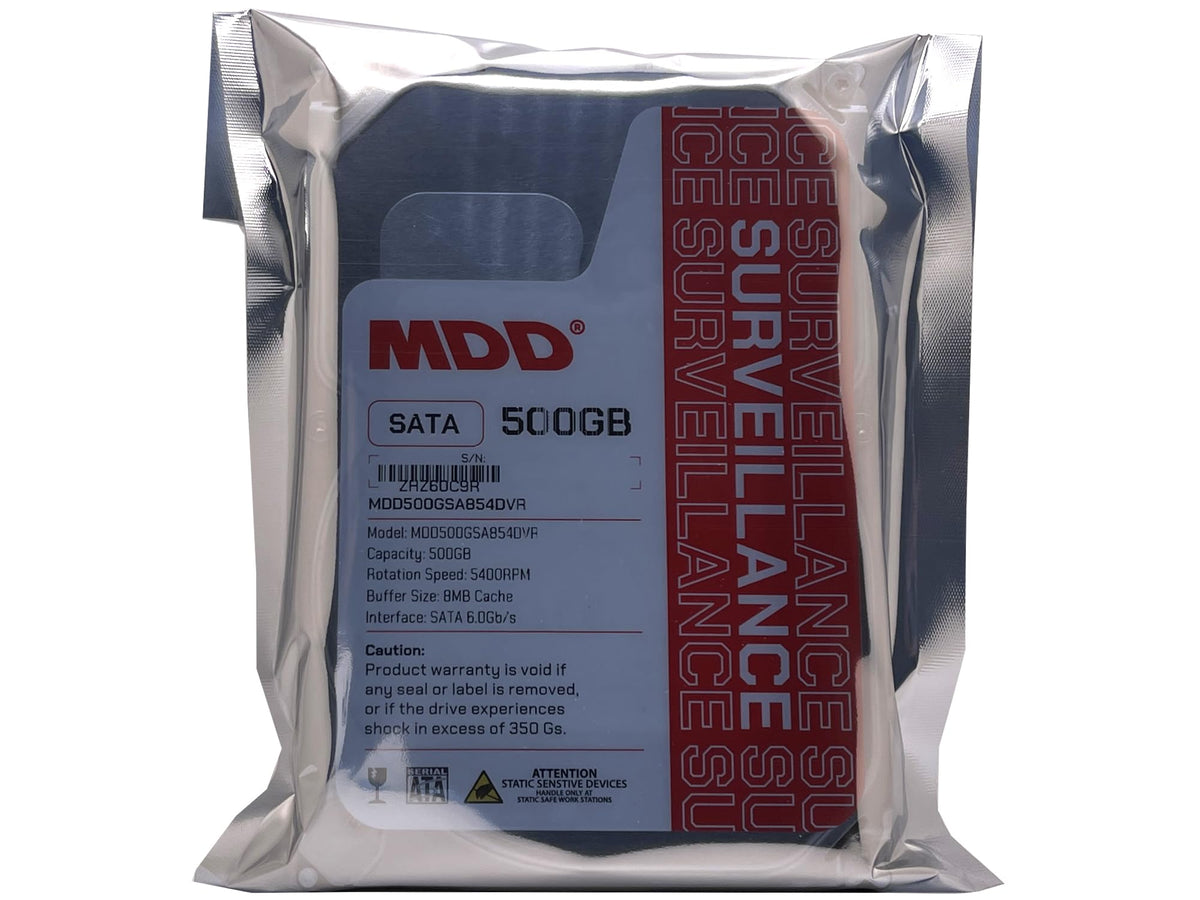 MDD MAXDIGITALDATA mounted in DVR bay demonstrating continuous recording readiness