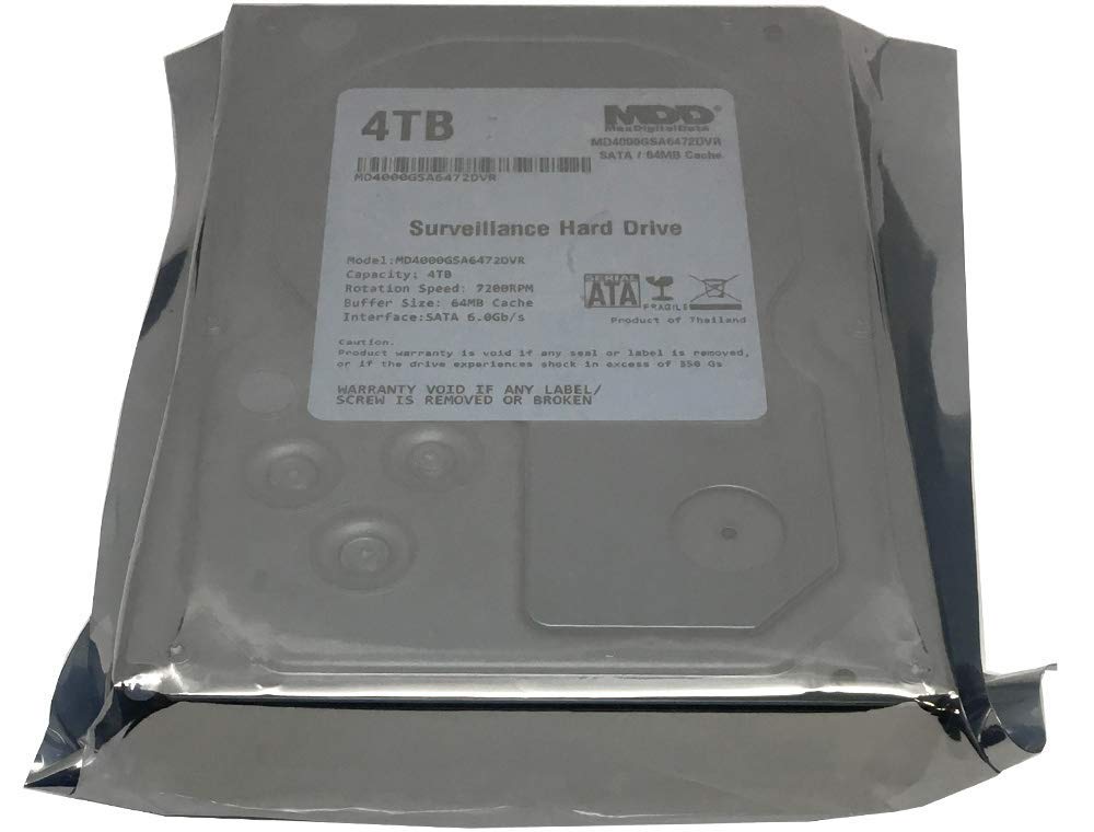 MDD MAXDIGITALDATA durable 24/7 operation HDD for continuous security monitoring