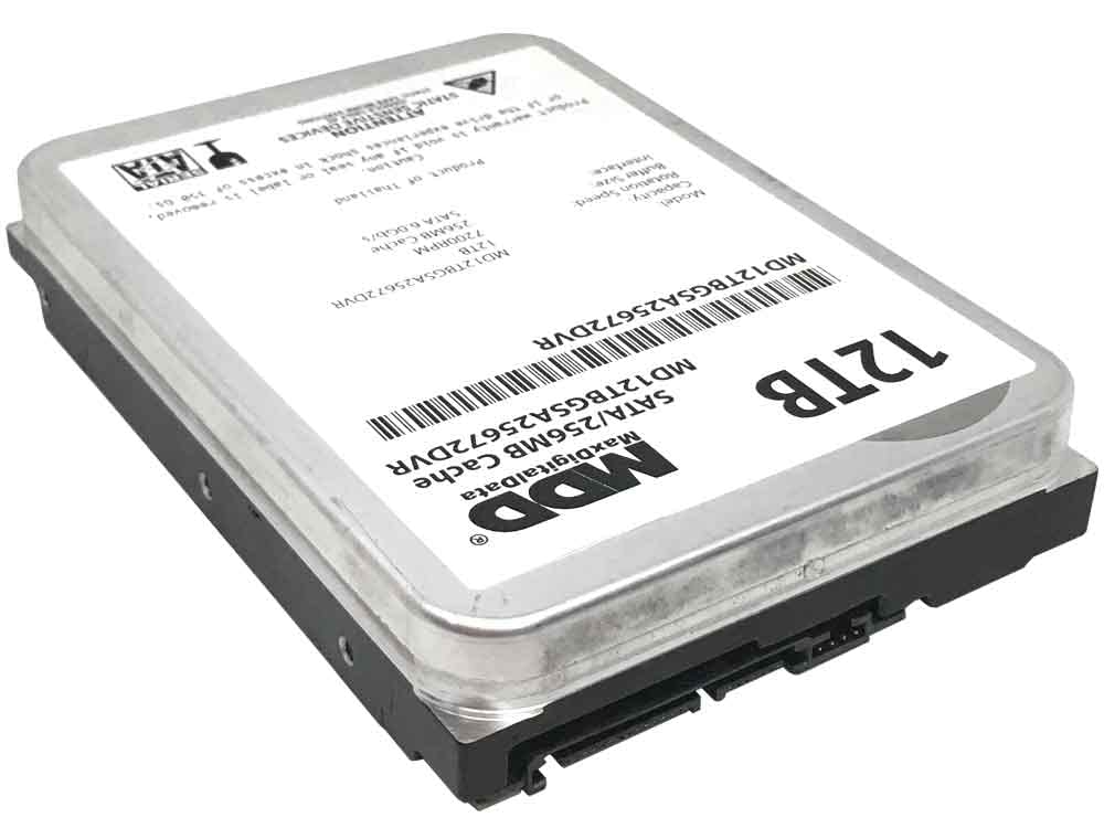 MDD MAXDIGITALDATA 7200RPM drive enables smooth surveillance recording and playback.