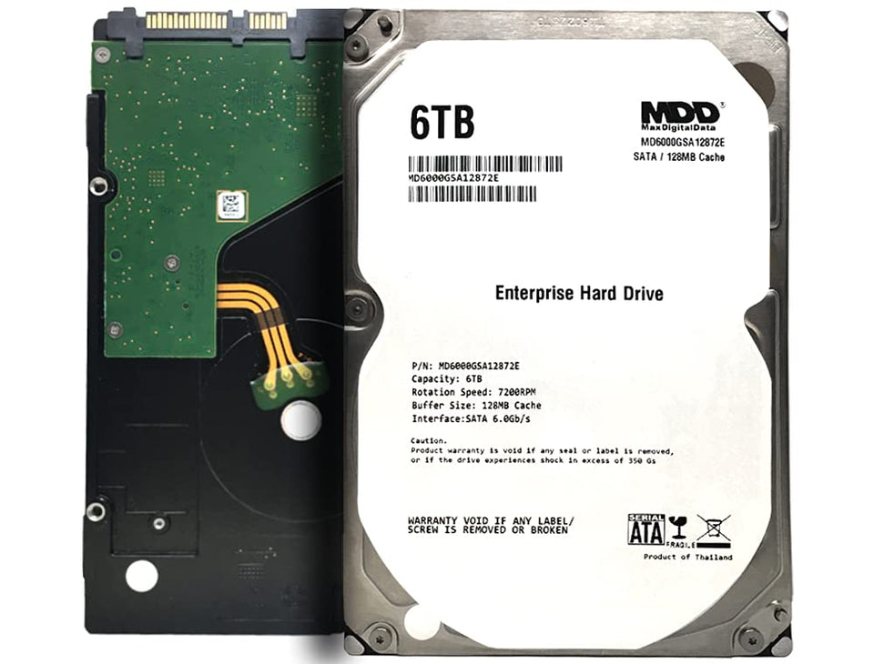 MDD MAXDIGITALDATA MD6000GSA12872E 6TB enterprise HDD for high-density storage workloads
