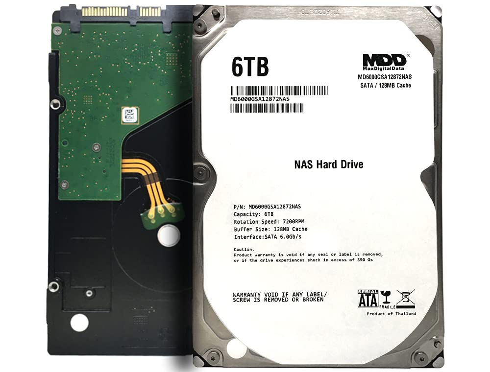 MaxDigitalData MD6000GSA12872NAS top view showcases high-capacity NAS storage for teams.