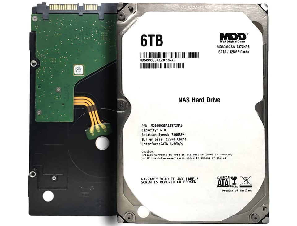 MaxDigitalData MD6000GSA12872NAS top view showcases high-capacity NAS storage for teams.