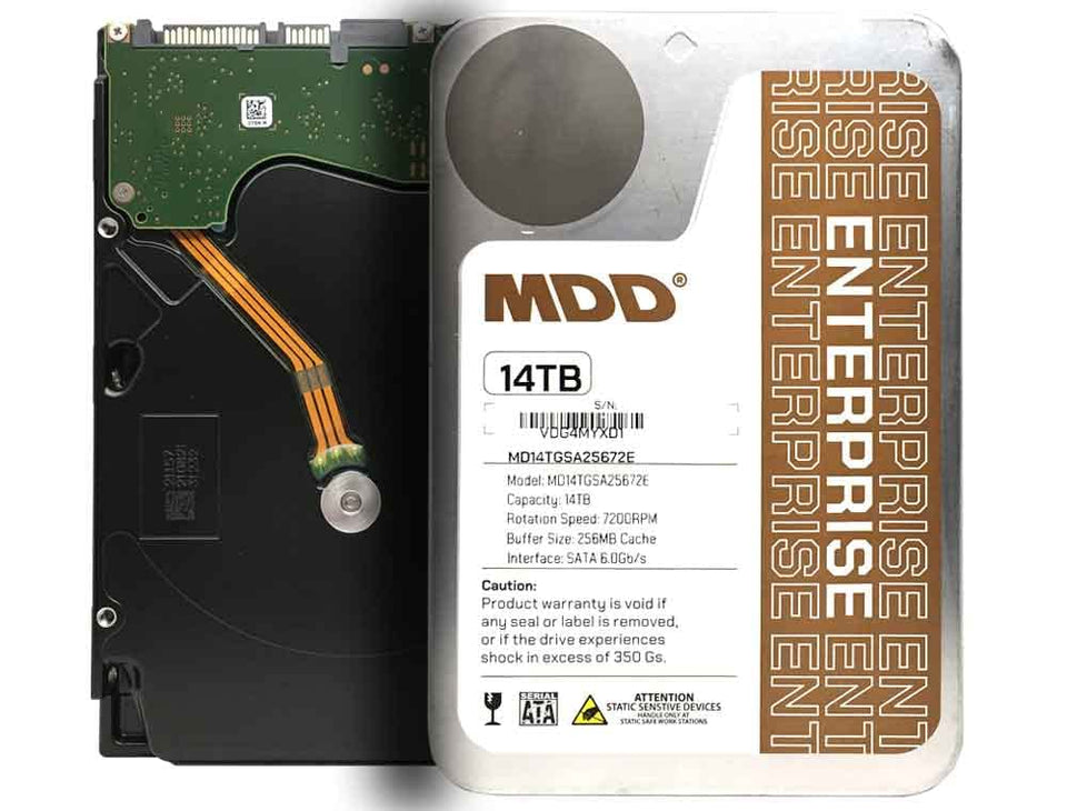 MDD MAXDIGITALDATA MDD14TSATA25672E 14TB enterprise HDD for dense data centers