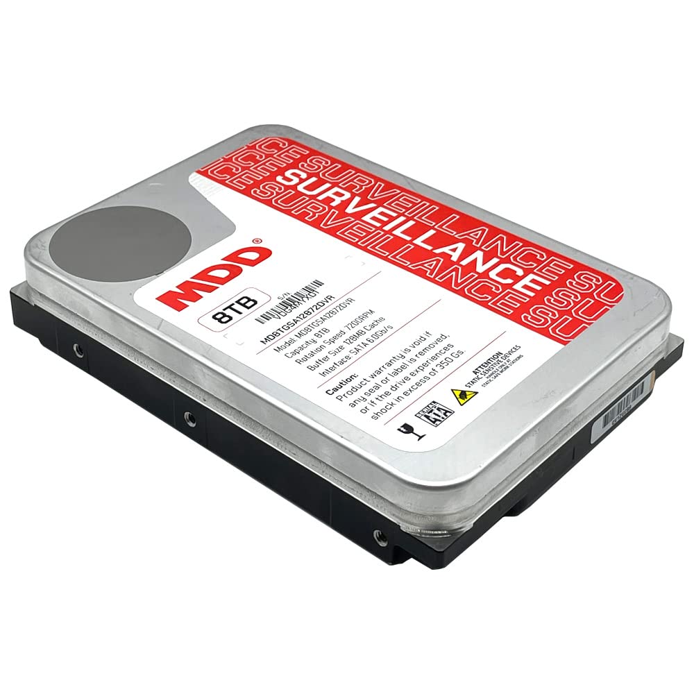 MDD MAXDIGITALDATA MDD8TSATA12872DVR 7200 RPM delivers fast video access.