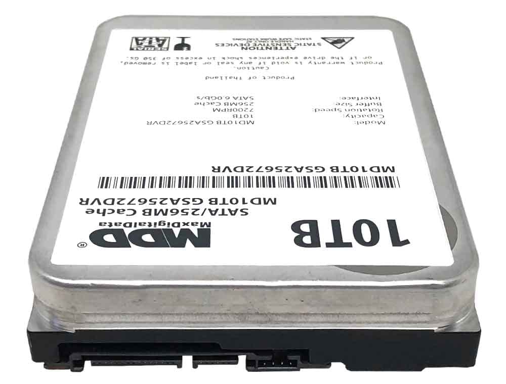 MDD MD10TGSA25672DVR 24x7-operation for continuous surveillance workloads.