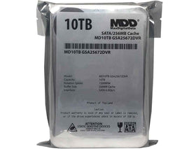 MDD MD10TGSA25672DVR high-reliability-7200RPM for continuous recording.