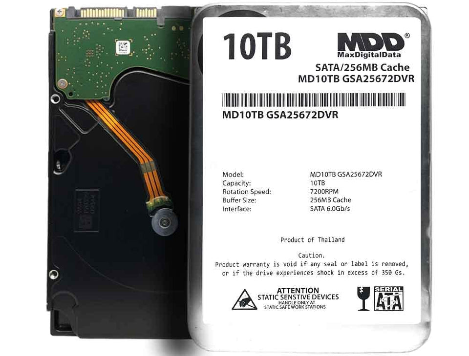 MDD MD10TGSA25672DVR surveillance-dvr-drive for 24/7 CCTV storage.