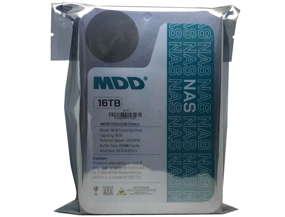 MDD MD16TSATA25672NAS NAS compatibility for desktop PCs, RAID, CCTV setups.