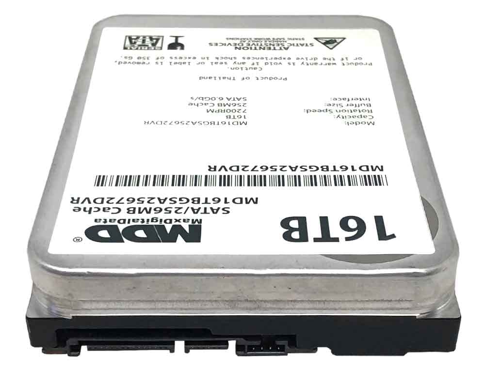 MDD MAXDIGITALDATA 3.5-inch bare drive for desktop, RAID, and NAS setups.
