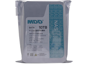 MDD MAXDIGITALDATA 10TB NAS drive connector side, low-noise performance and reliable operation.