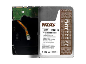 MDD MAXDIGITALDATA 26TB enterprise HDD offers high-capacity storage for data centers.