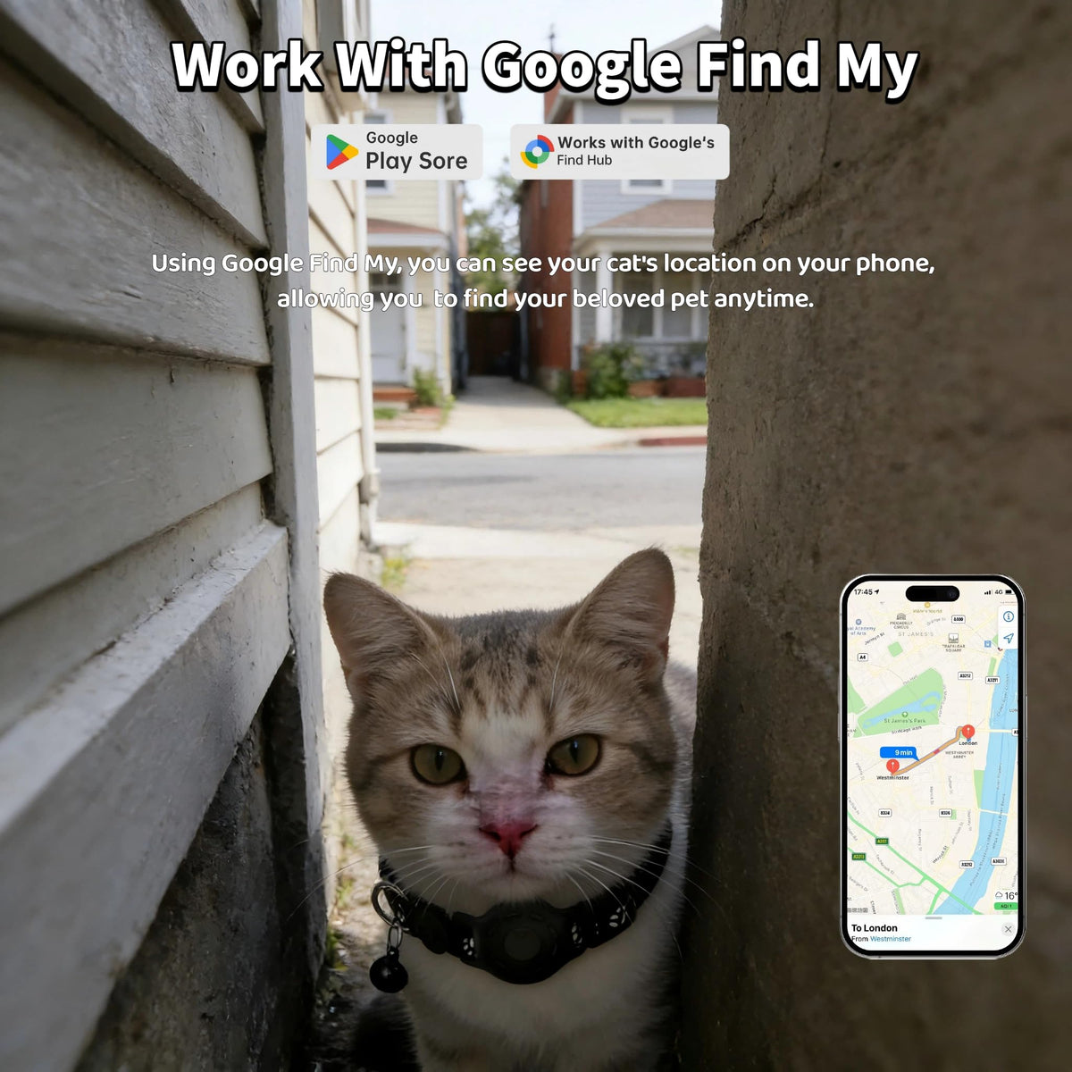 MDTZULIK cat tracker waterproof collar for outdoor adventures and rain resilience