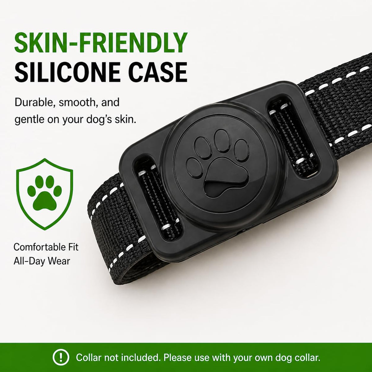 MDTZULIK compact design for dogs securely fits various sizes.