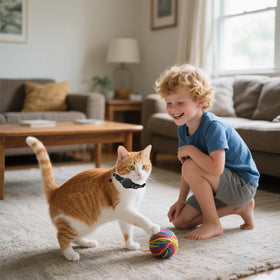 MDTZULIK GPS Cat Collar lightweight fit, comfortable for cats of all sizes.