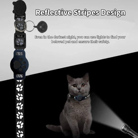 MDTZULIK GPS Cat Collar used at home and outdoors for safety.