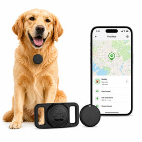 MDTZULIK GPS collar shows real-time location on a map for quick recovery.