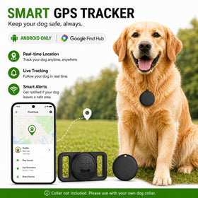 MDTZULIK pet tracker withstands rain and puddles for all-weather use.