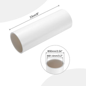 Meccanixity PVC tube with outer diameter 90mm, suitable for outdoor sleeves.