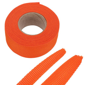 MECCANIXITY braided cable sleeve in orange protects and organizes wires for cleaner setups.