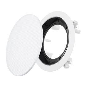 Meccanixity ceiling speaker grille cover protects the driver and blends with decor