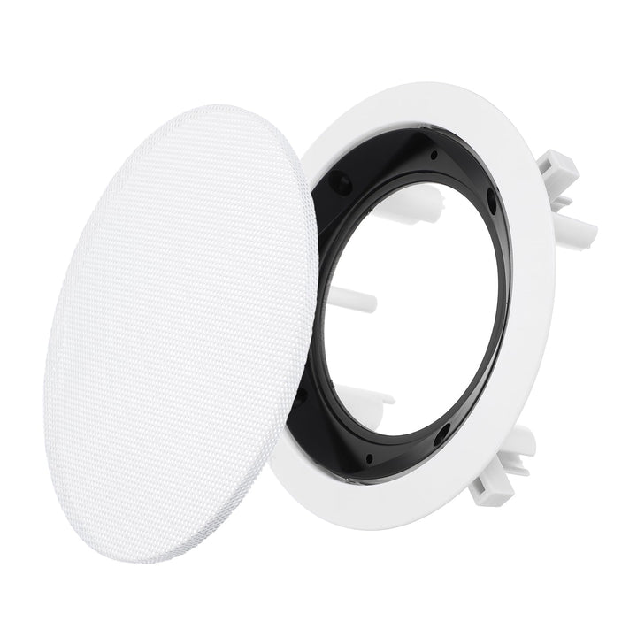 Meccanixity ceiling speaker grille cover protects the driver and blends with decor