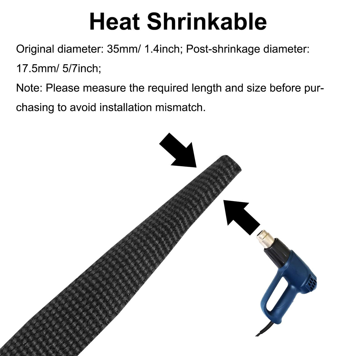 MECCANIXITY sleeving installed on automotive harness to protect wires and reduce noise