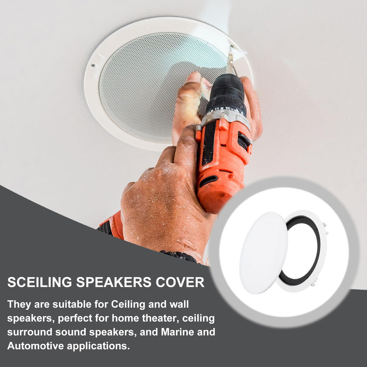 MECCANIXITY mounted in ceiling demonstrating neat integration and coverage