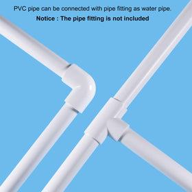 PVC rigid tube offering insulation for cable sleeve use and wire protection.