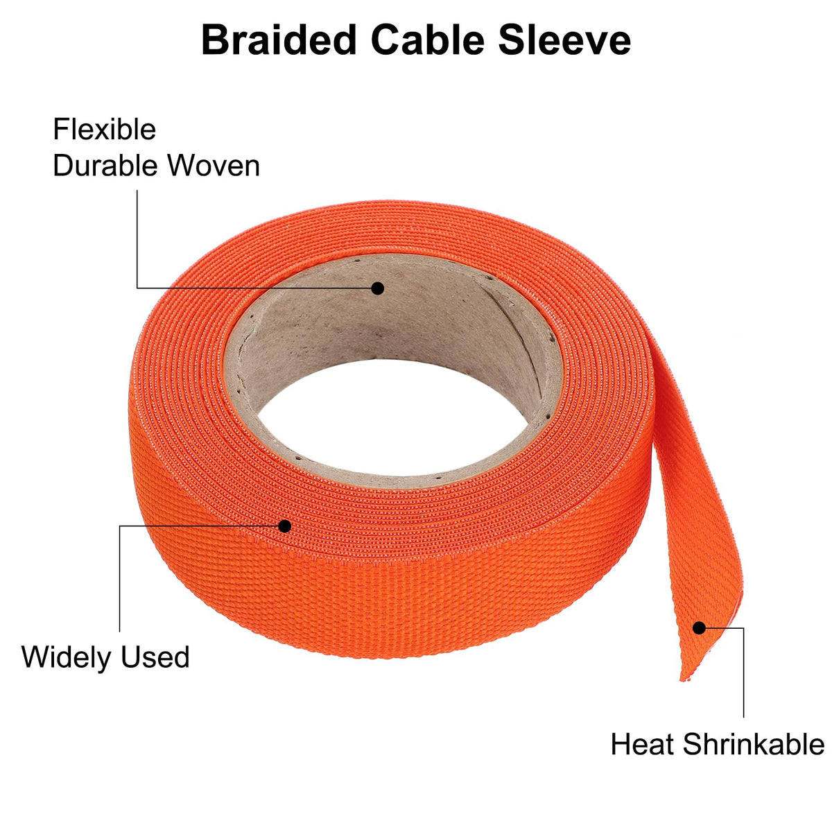 Meccanixity 2-to-1 shrinkage creates a tight, secure wrap on cables