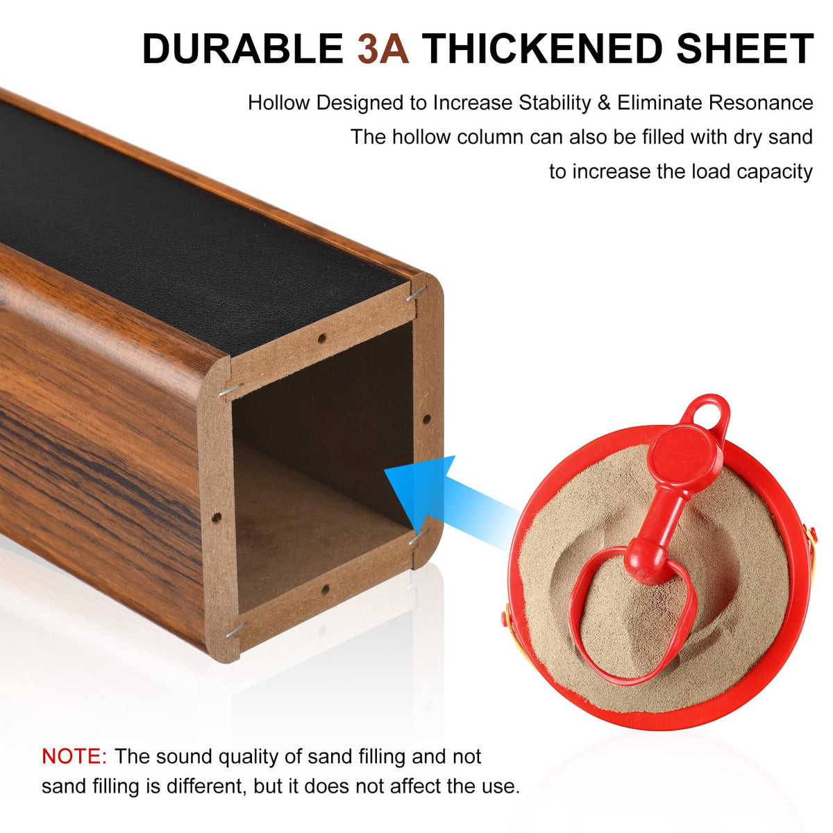 MECCANIXITY anti-slip pad keeps your speaker secure on any surface.